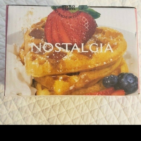 NIB Mini Heart Waffle Maker, Warranty, - Picture 4 of 11